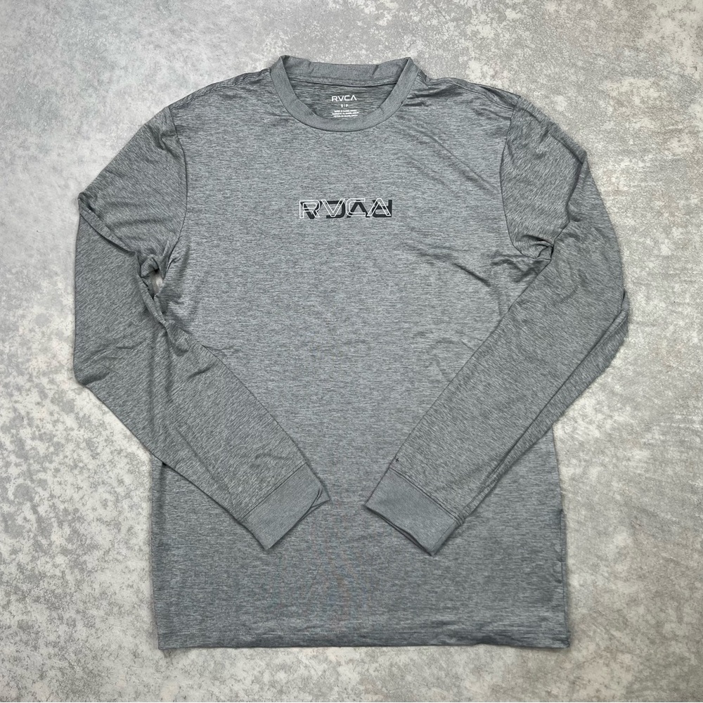 RVCA ROBEY LONG SLEEVE CREW NECK UPF 50+ QUICK DRY SHIRT